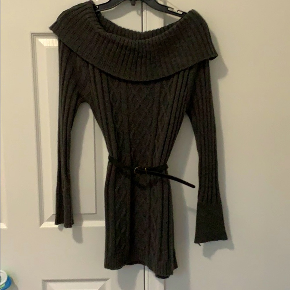 Dark gray sweater